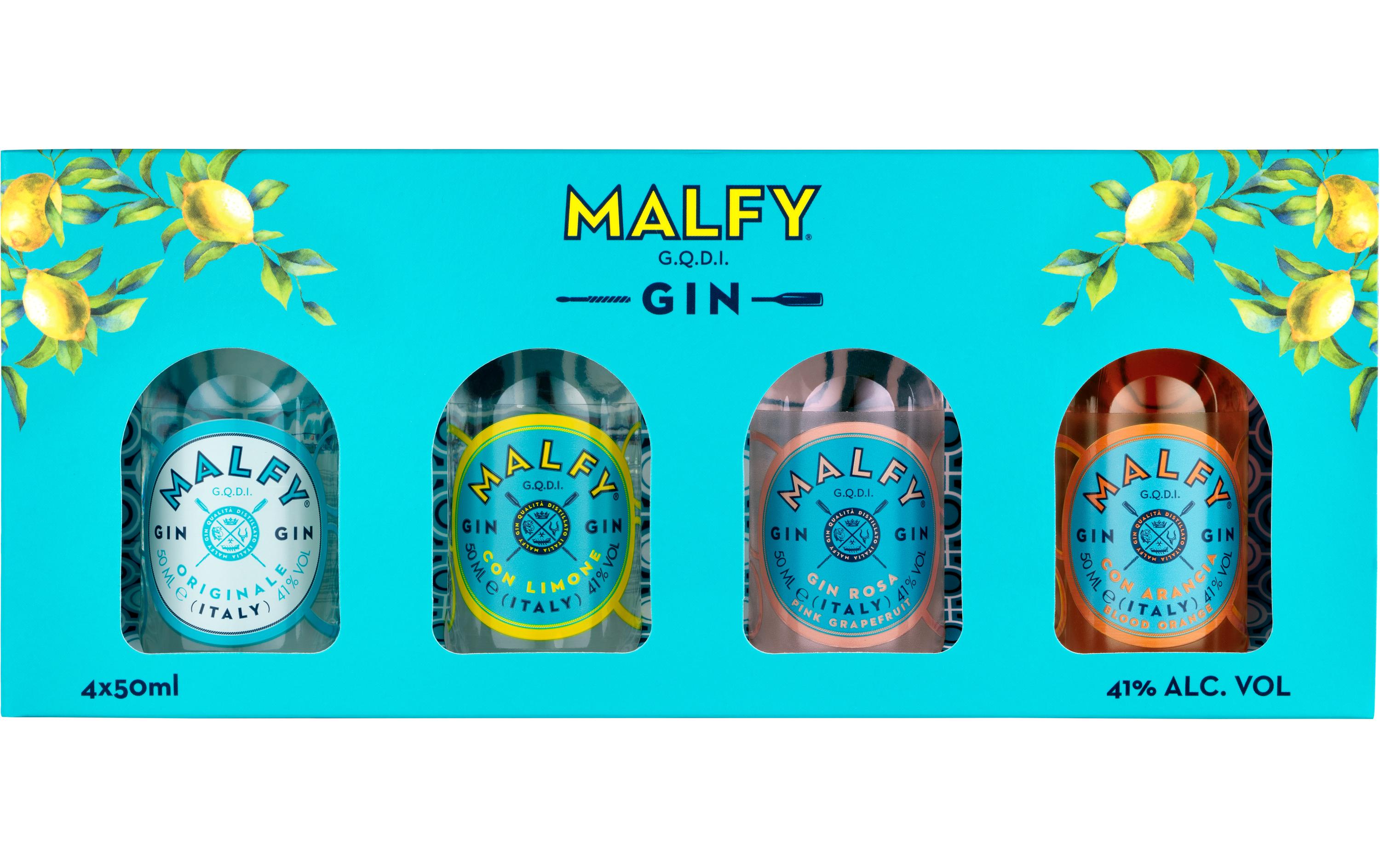 Gin Tasting Set 4 x 5 clSet mit Spirituosen auf Basis von Wacholder