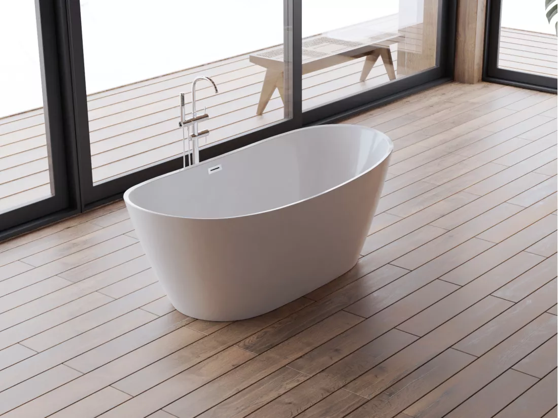 Baignoire îlot ovale VENECIA 170x80cm, by SPALINA