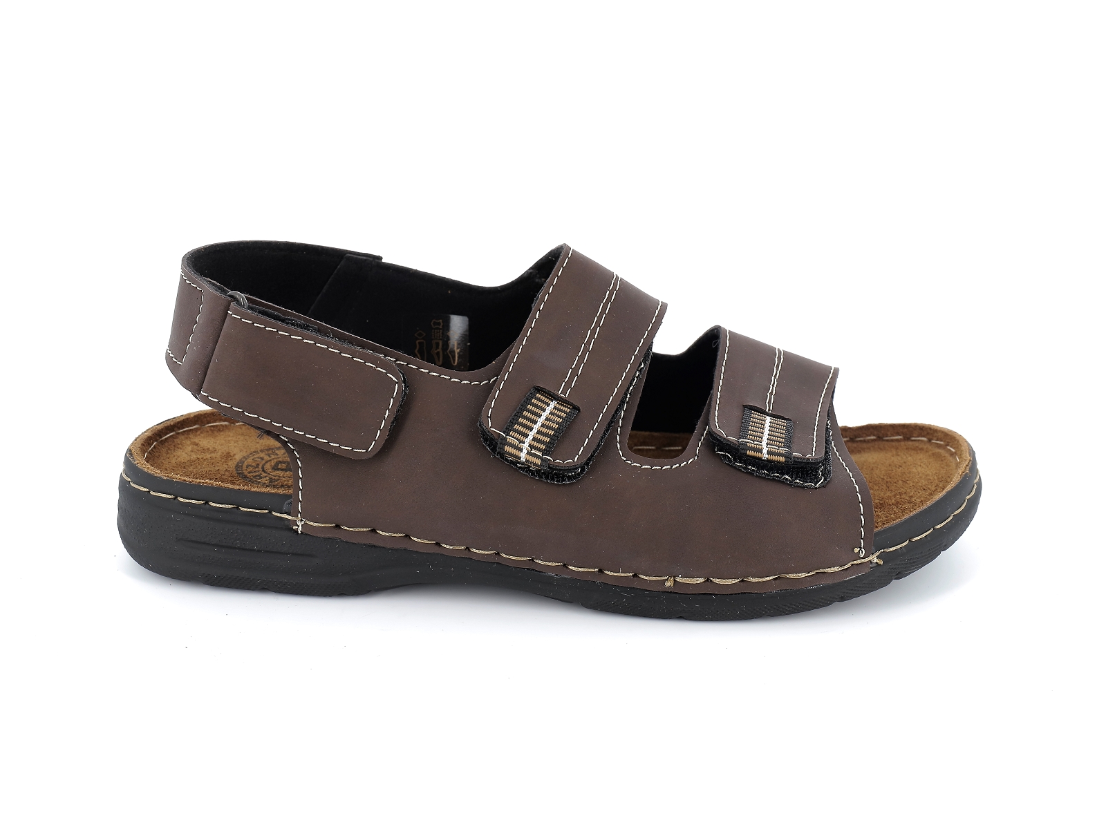 P brand-638 Synthétique Marron Foncé