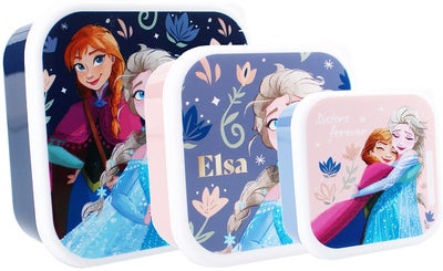 Disney Frozen 3 in 1 Snackboks Fresh Bites, Blå