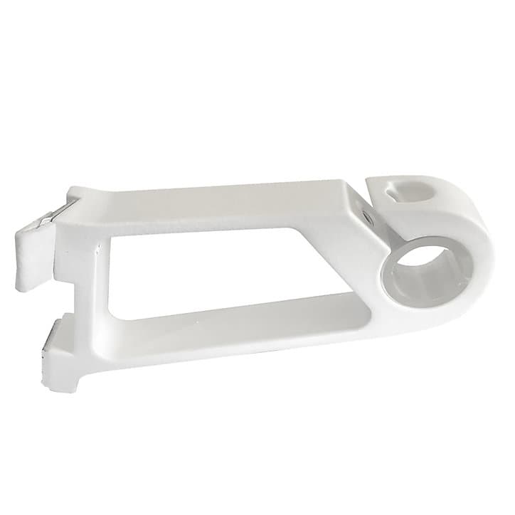 Support pour barre à rideau pour fenêtre GoodHome coulissante blanc mat Ikaria