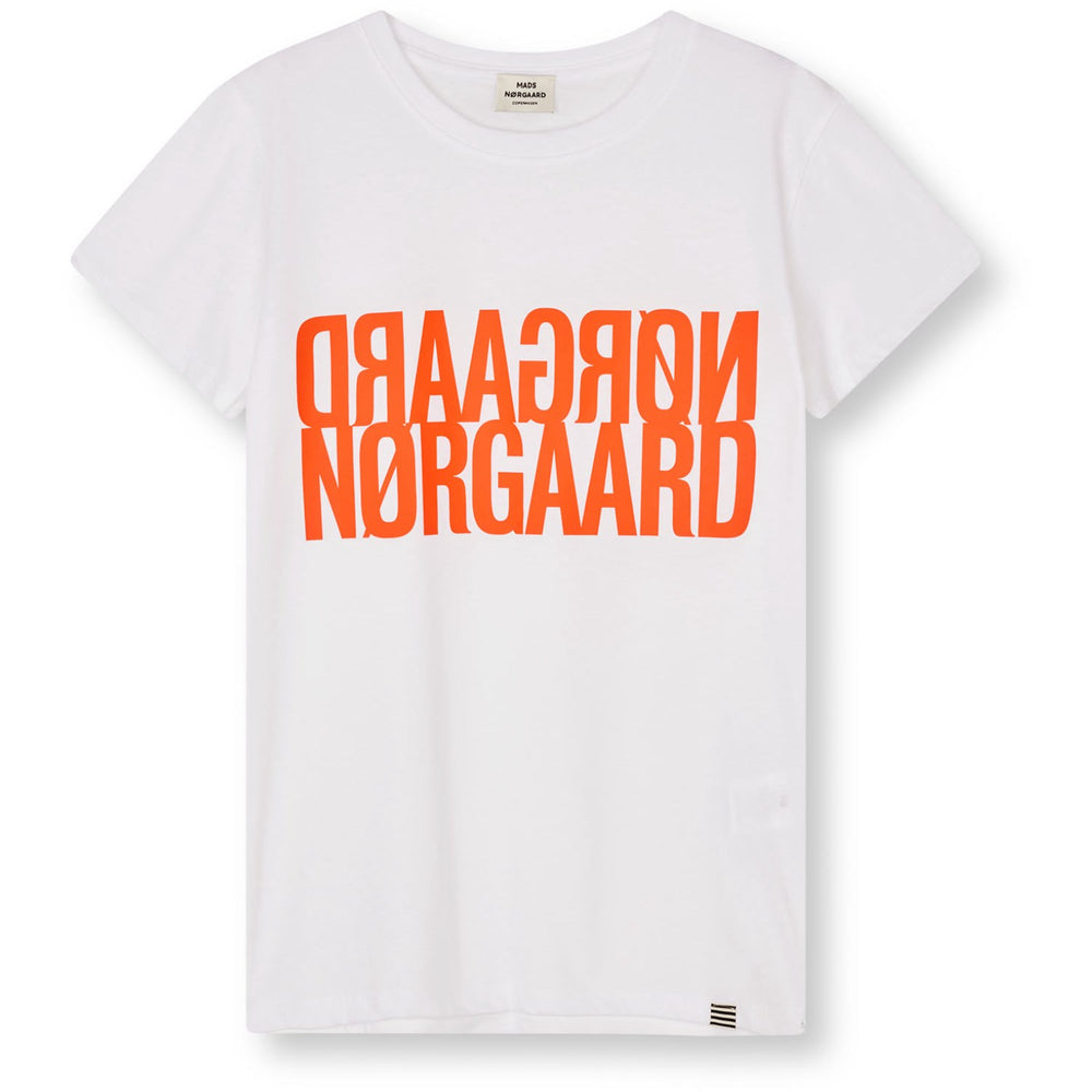 Køb Mads Nørgaard White Single Organic Tuvina T-Shirt