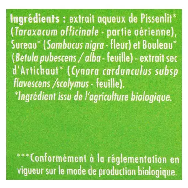 Superdiet Quatuor Drainage Bio 20 ampoules