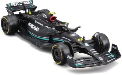 Bburago Mercedes W14 Formula 1 Racerbil Hamilton 2023 1:43