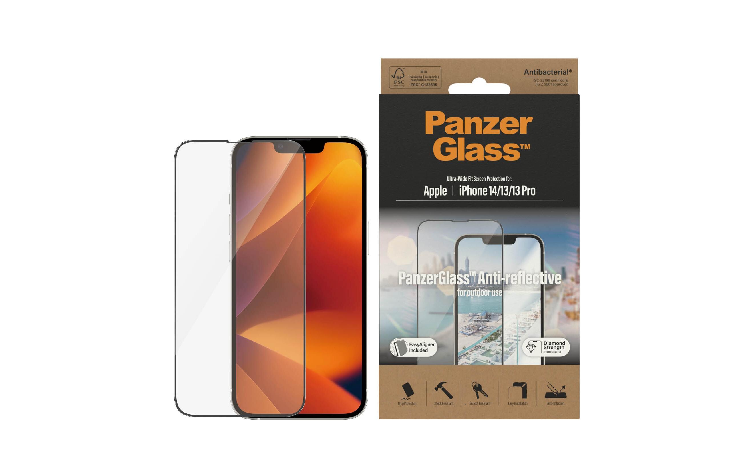 Displayschutz Ultra Wide Fit Anti Reflective iPhone 14Anti Reflective Schutzfolie mit Applicator für das Apple iPhone 14/iPhone 13/iPhone 13 Pro