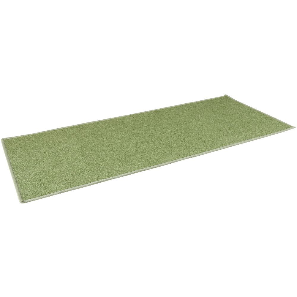 Tapis de cuisine latex uni vert 120x50 cm