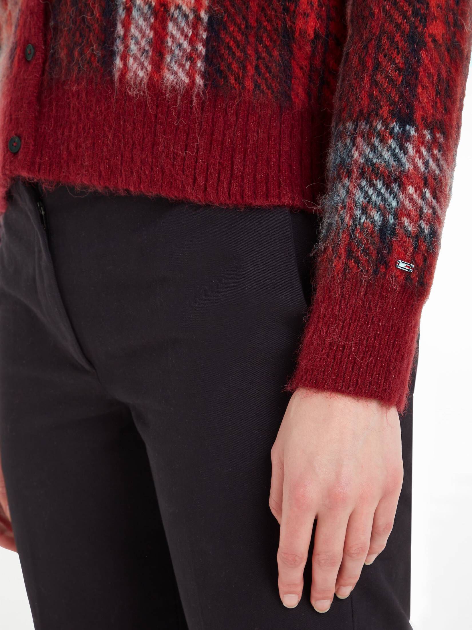 Tommy Hilfiger| Damen Strickjacke mit Wolle