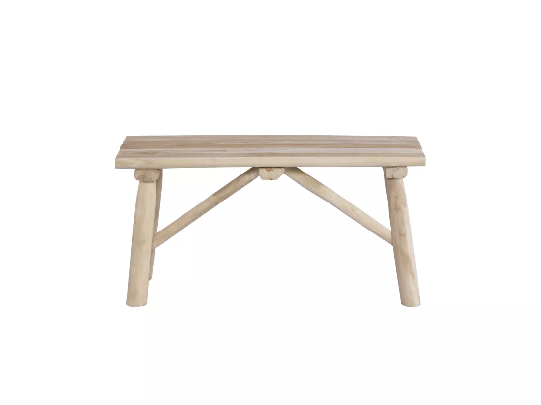Banc en bois de teck - Coloris : Naturel - TAMBUA