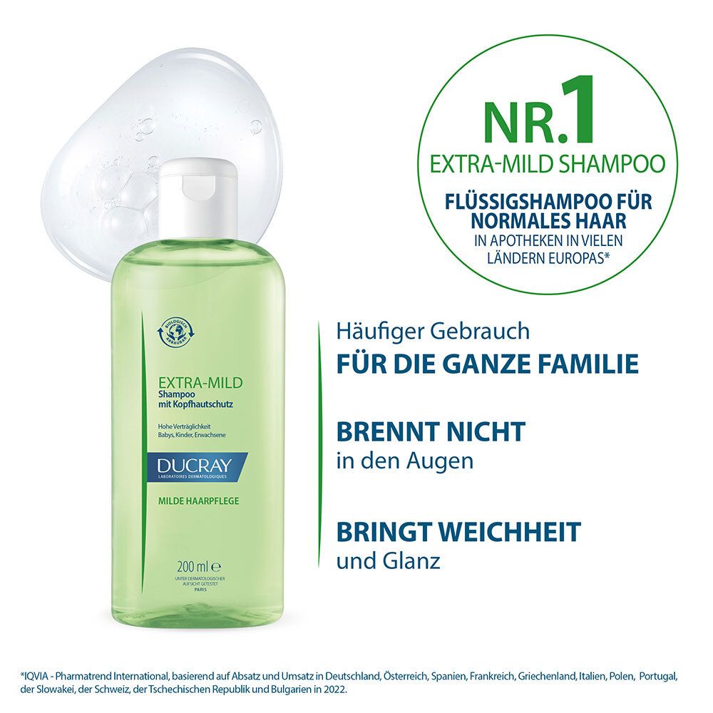 DUCRAY EXTRA MILD - Mildes Shampoo für die ganze Familie