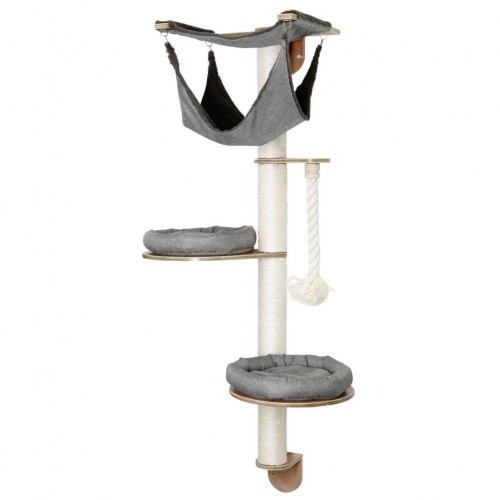 Arranhador de parede cinza para gatos