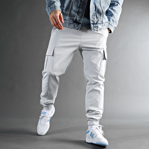 Pantalon Cargo Gris