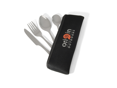 Besteckset Biwak 'Dinner' Gabel, Messer, Ess-/Teelöffel
