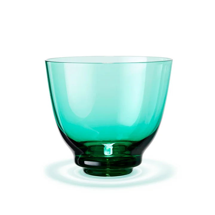 Holmegaard - Flow Wasserglas 35 cl, grün