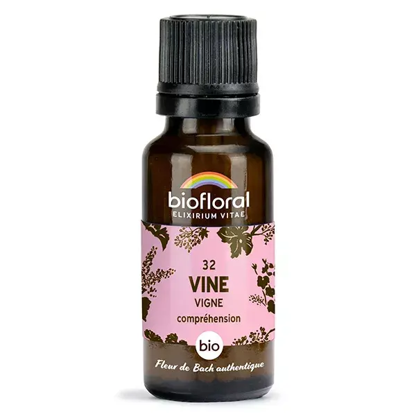 Biofloral 32 Vine Vigne Granules Bio Fleur De Bach Granules 19,5 Gr