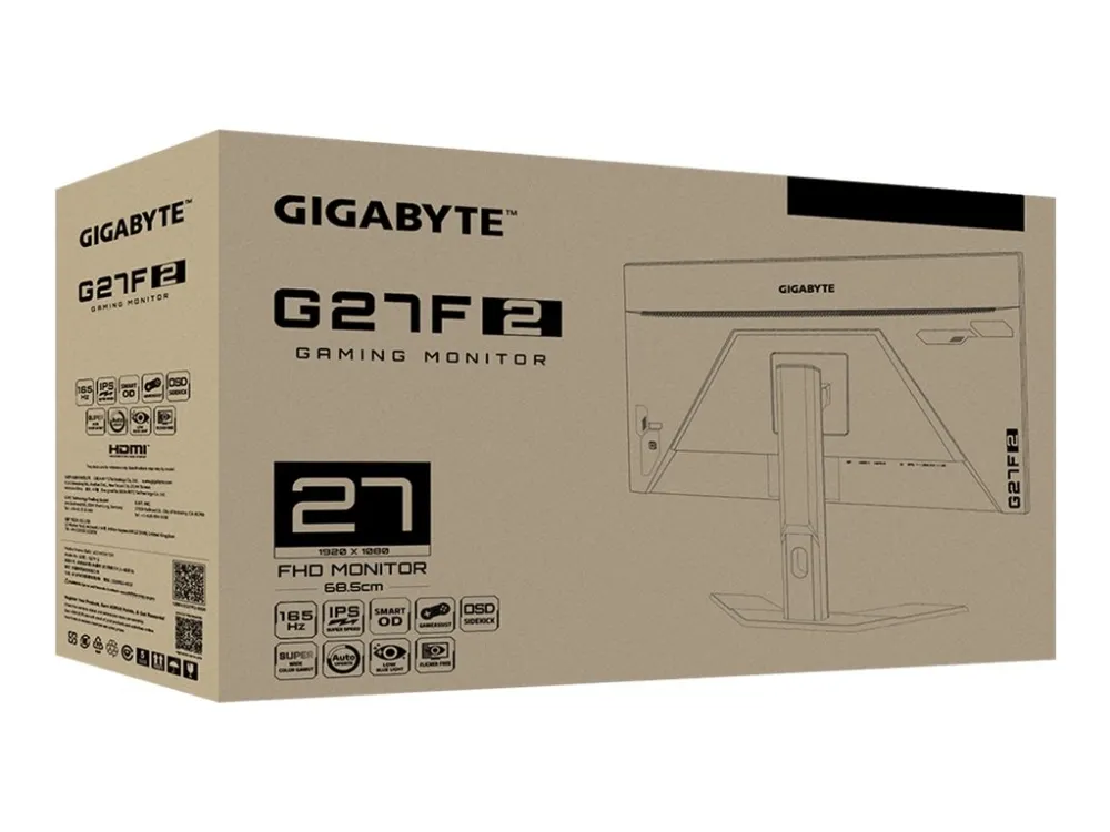 [OUTLET] - Gigabyte G27F 2 - LED-skærm - gaming - 27