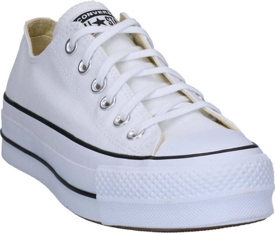 Converse Chuck Taylor All Star Platform Low Dames Schoenen White Textil Foot Locker