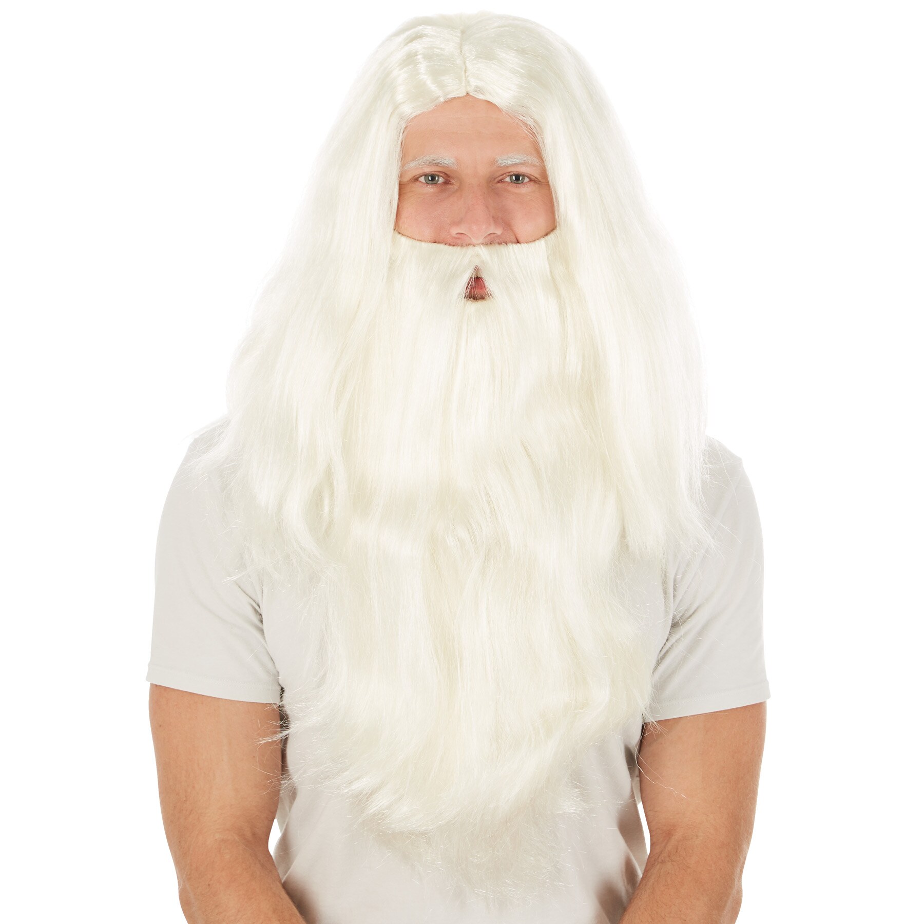 tectake® Perücke Weihnachtsmann