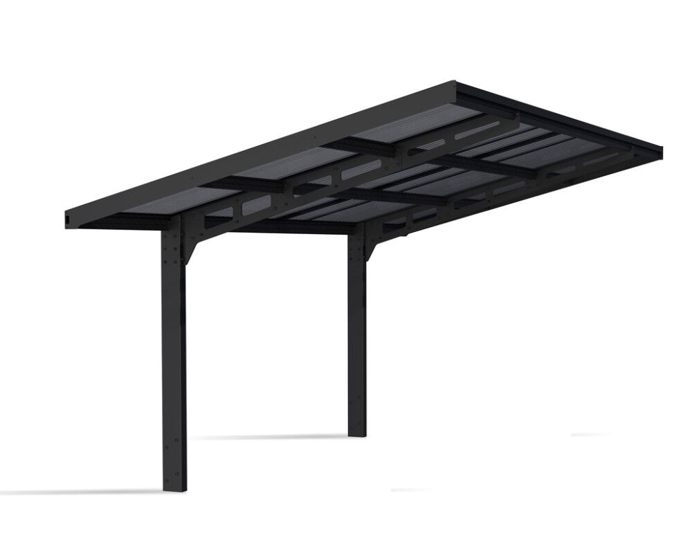 CARPORT CANOPIA SYDNEY WAVE 3X6M SVART