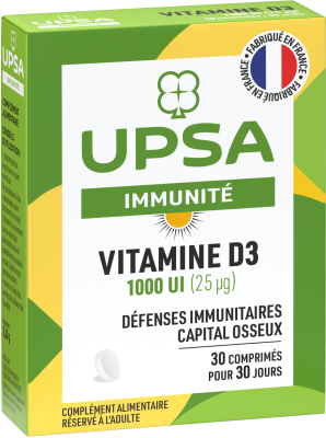 Vitamine D3 1000UI - 30 comprimés