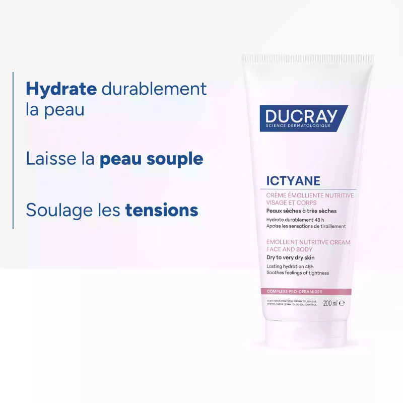 Ictyane - Crème Émolliente Nutritive - 400ml