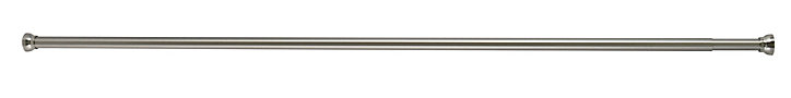 Barre de rideau de douche 125/220 cm, inox brossé, Spirella Kreta