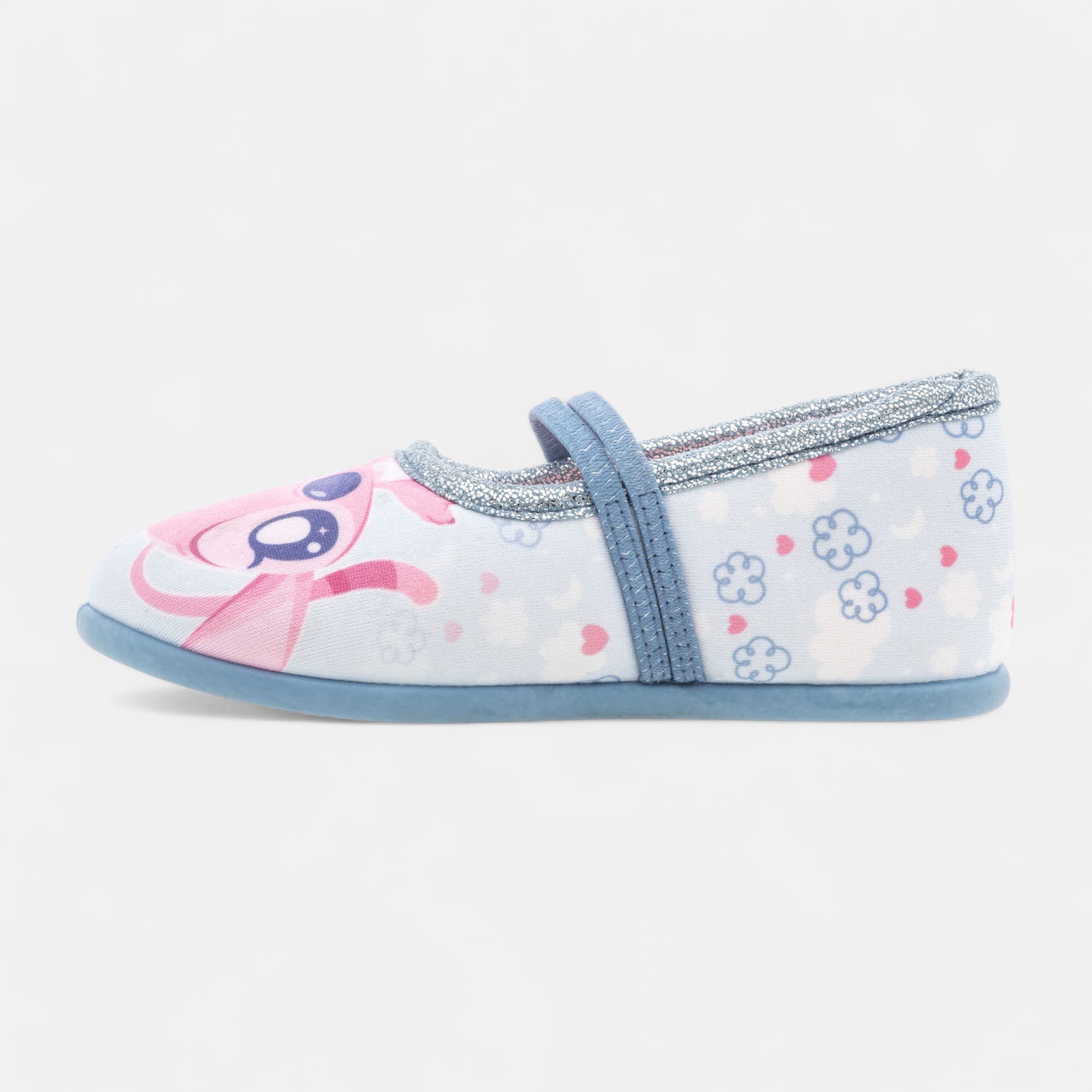 Chaussons ballerines Fille bleu