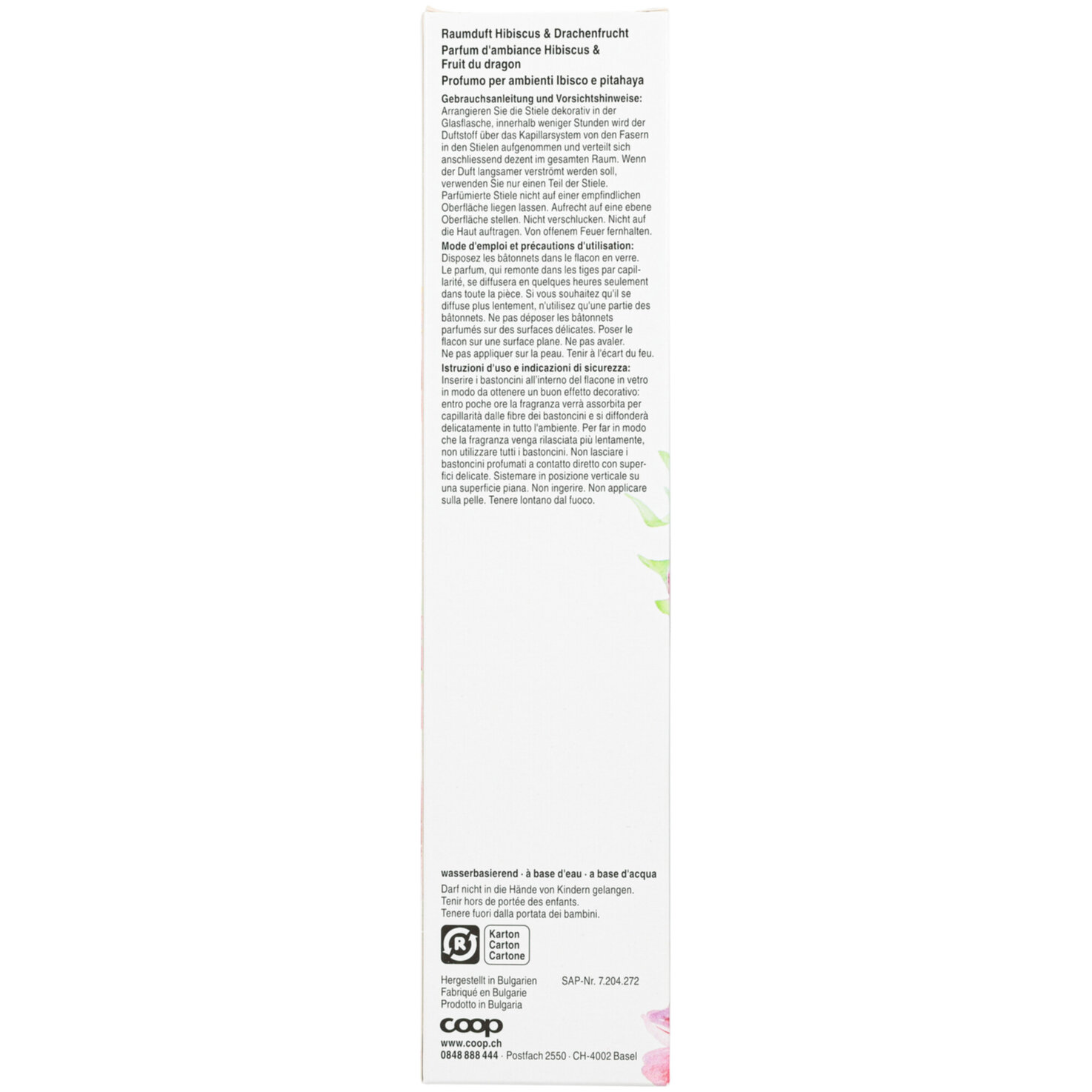 Prix Gatantie Diffuser Hibiscus