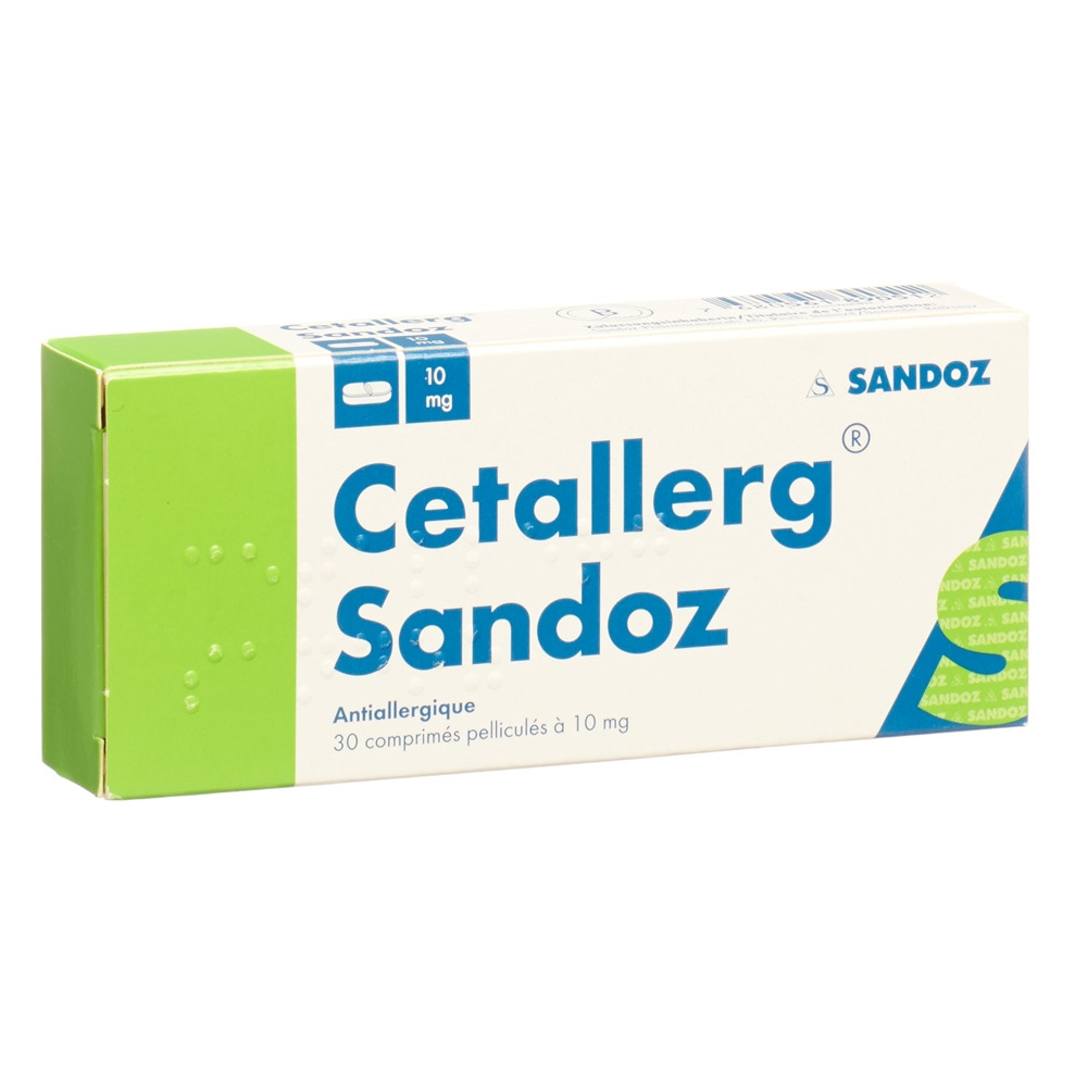 CETALLERG Sandoz Filmtabl 10 mg Blist 30 Stk