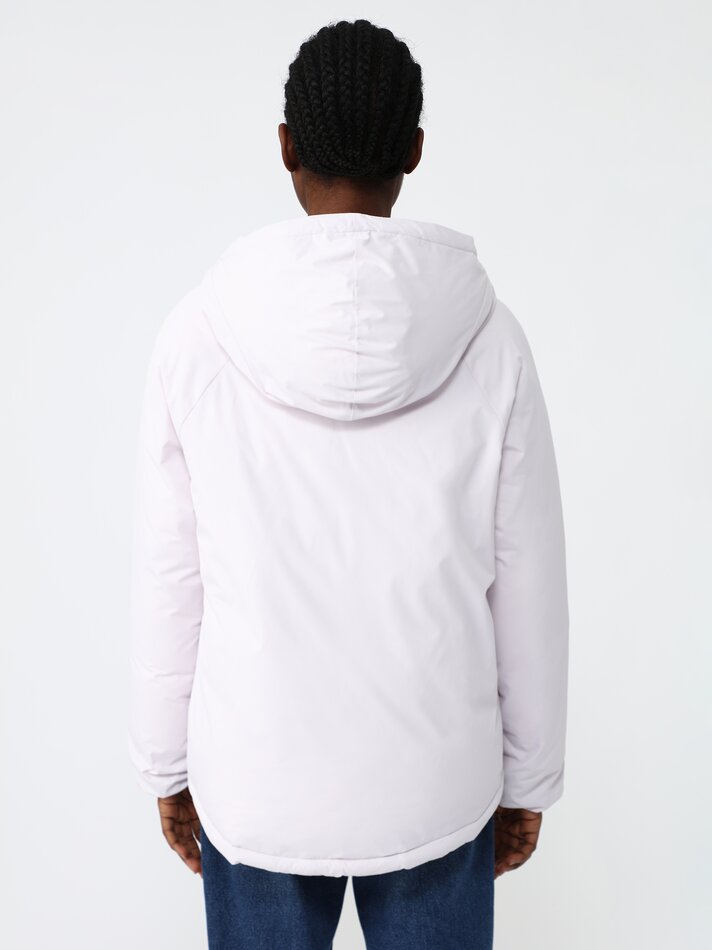 Parka acolchoada básica - Lilás