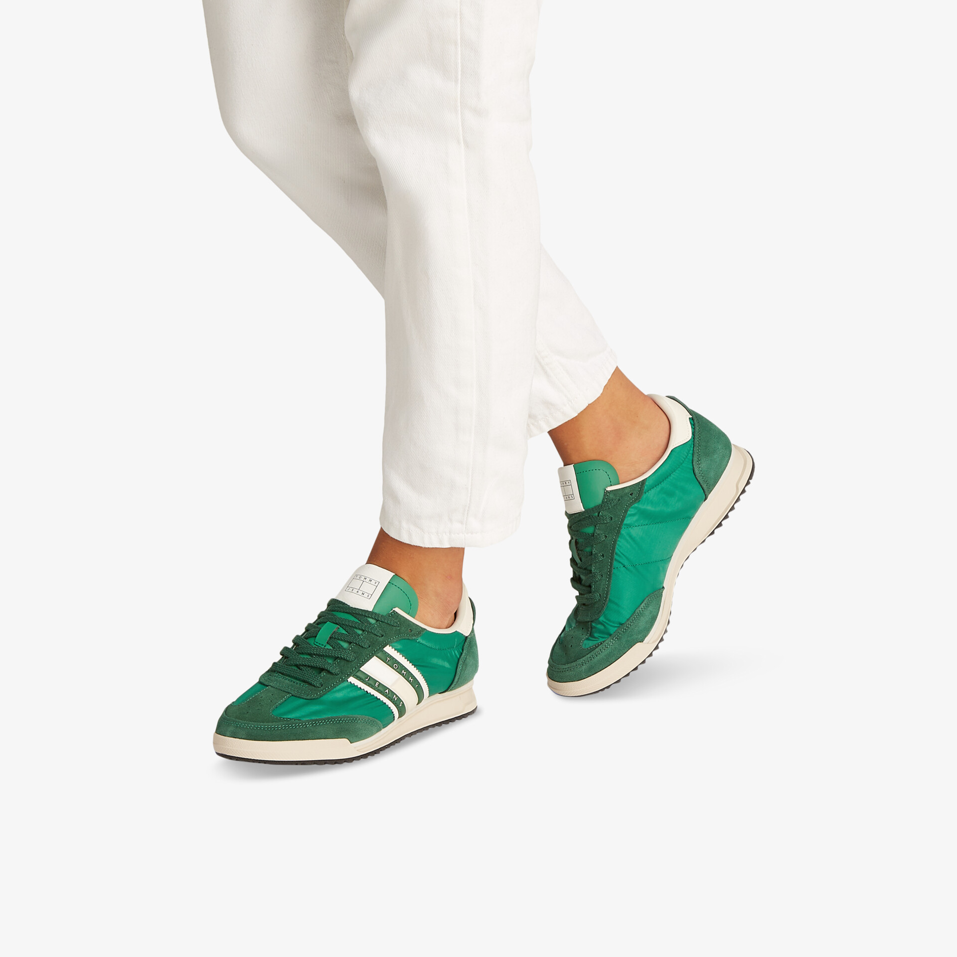 TOMMY HILFIGER Herren Sneaker Low grün