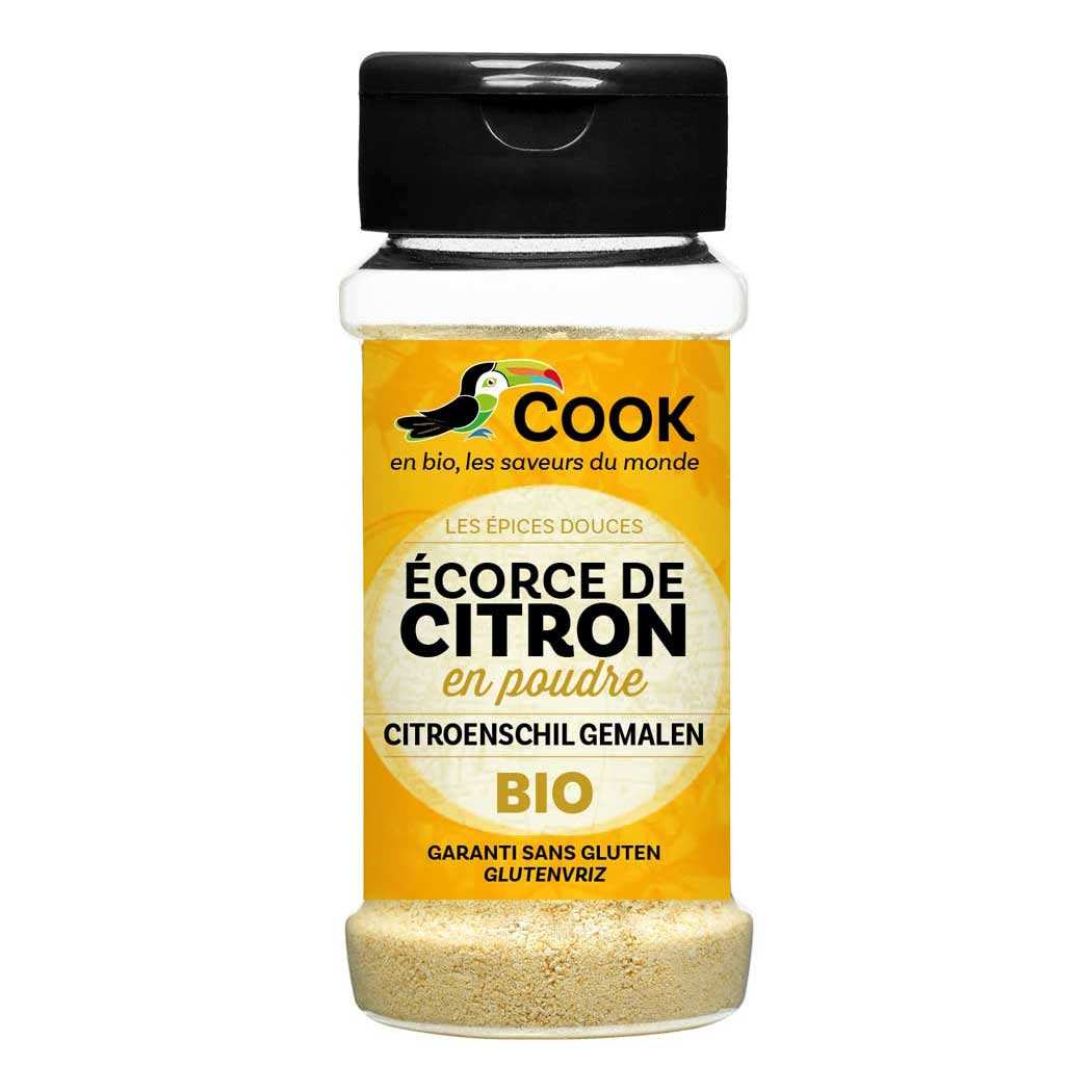Ecorce de citron en poudre bio
