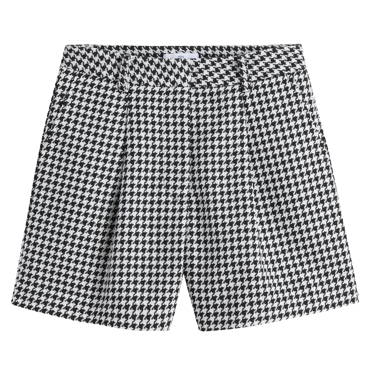 COLEÇÕES LA REDOUTE<br>Shorts com estampa pied-de-poule