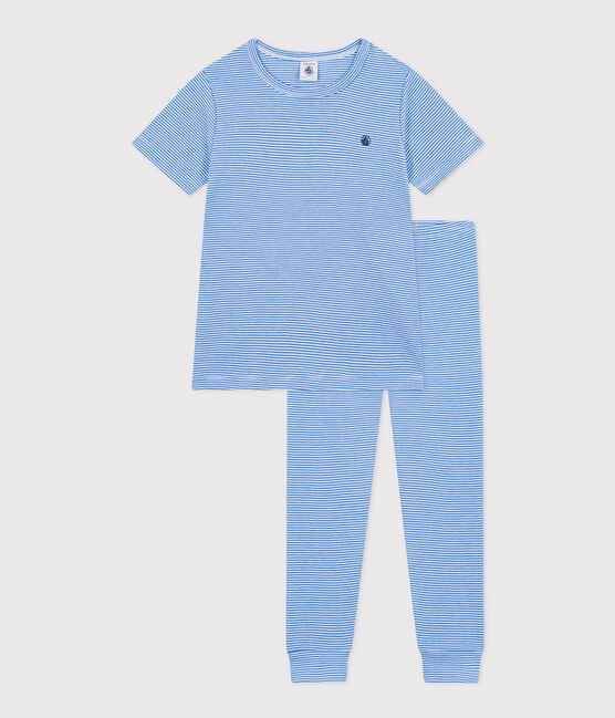 Pyjama en coton rayé enfant
