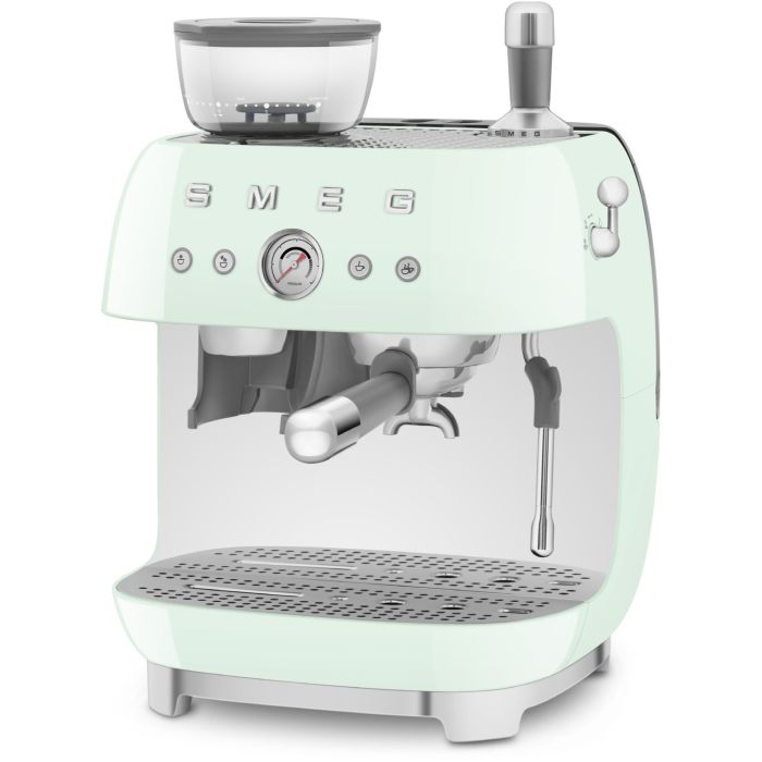 SMEG Espressomaschine mit Mahlwerk 50's Style EGF03PGEU Pastellgrün
