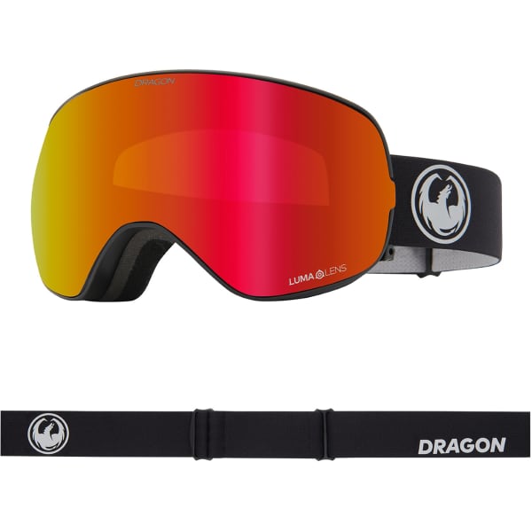 Masque de ski DRAGON X2S NOUVEAUBLACK/LLREDION+LLLTROSE