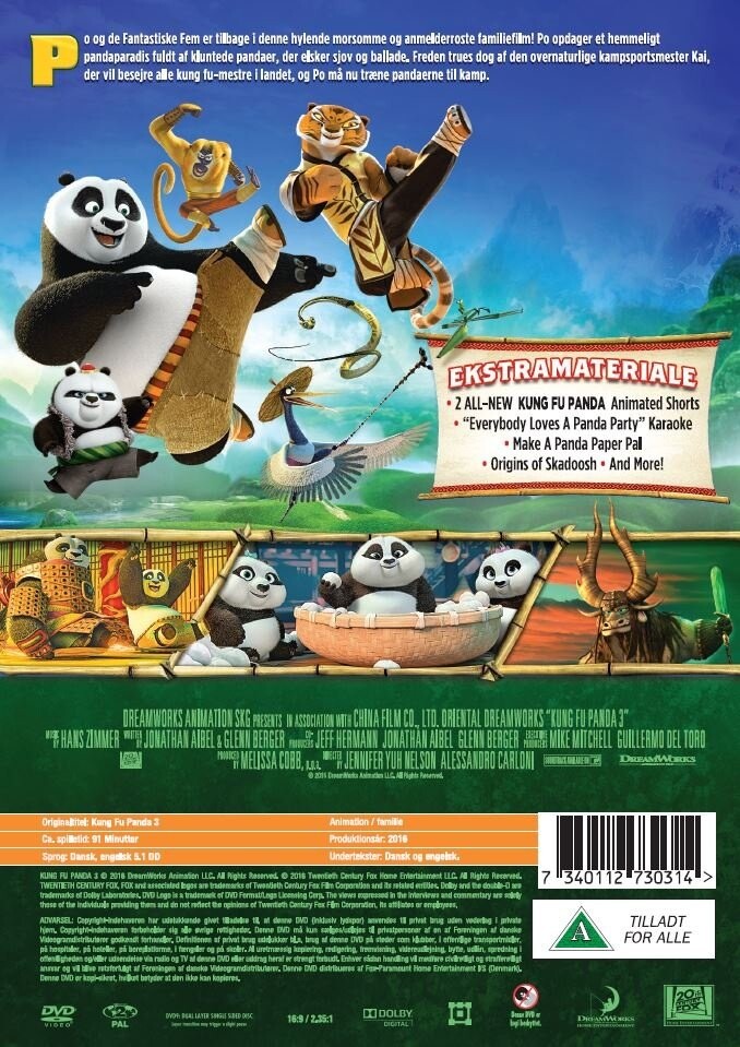 Kung Fu Panda 3 - DVD