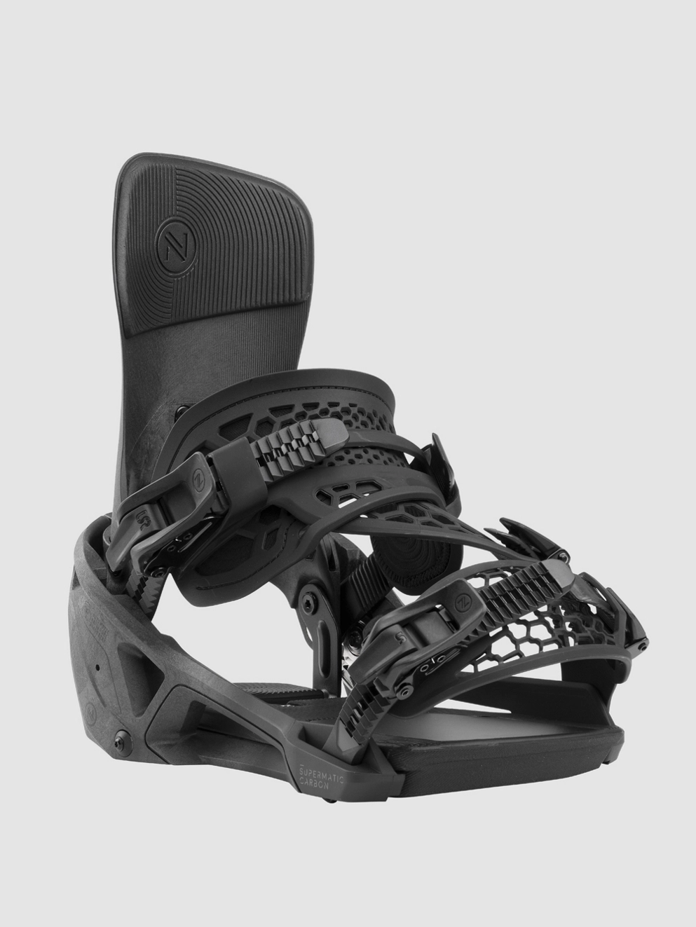 Nidecker Supermatic Carbon 2025 Snowboard Bindings black