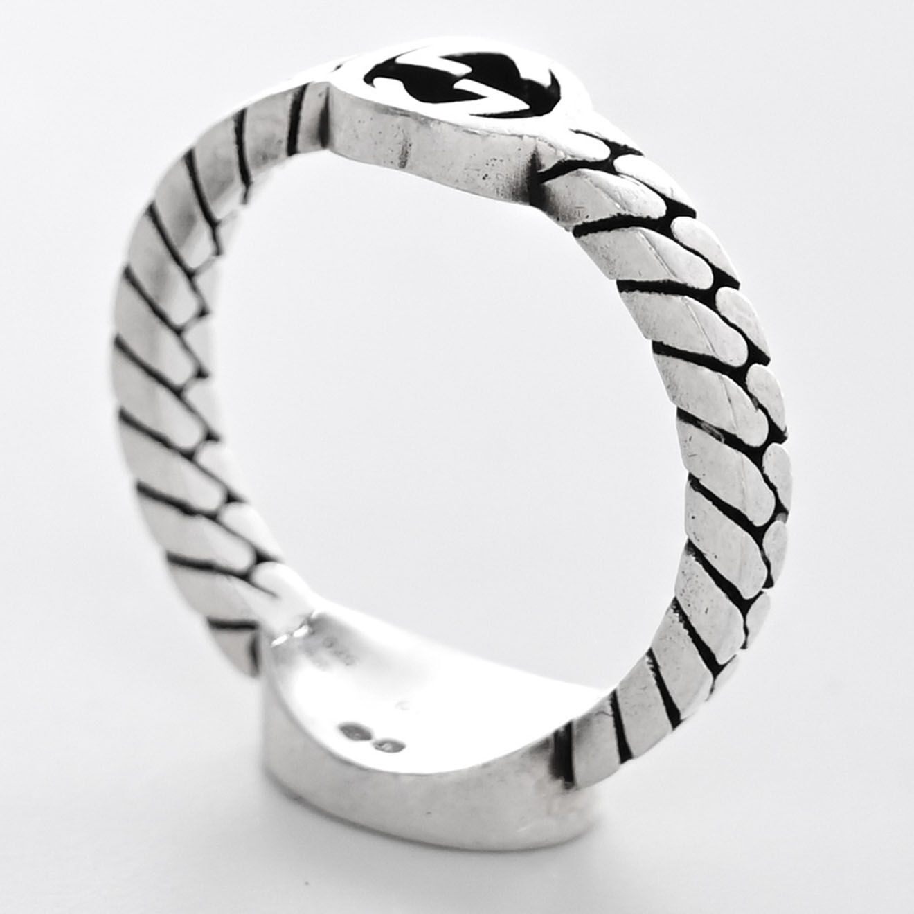 Gucci Bague en Argent argentée - Très bon état