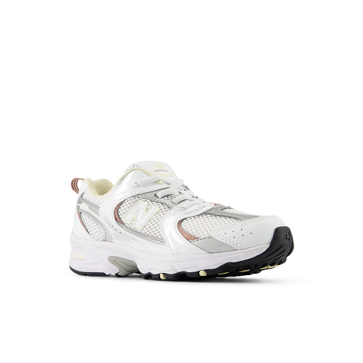 New Balance 530 Little Kids' Sneakers, White/Calcium, 32