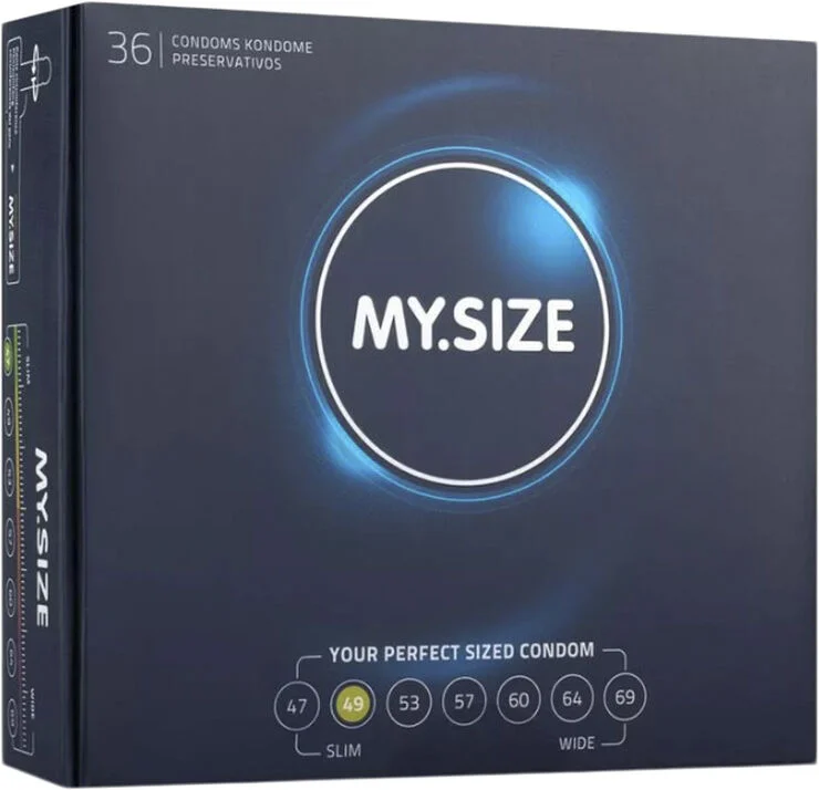 MY-SIZE MY. SIZE Pro 49 mm - 36 pieces Clear