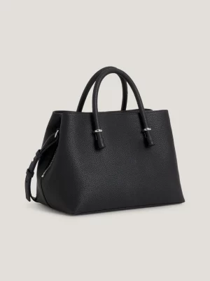 Bolsa Satchel Texturizada com Monograma TH