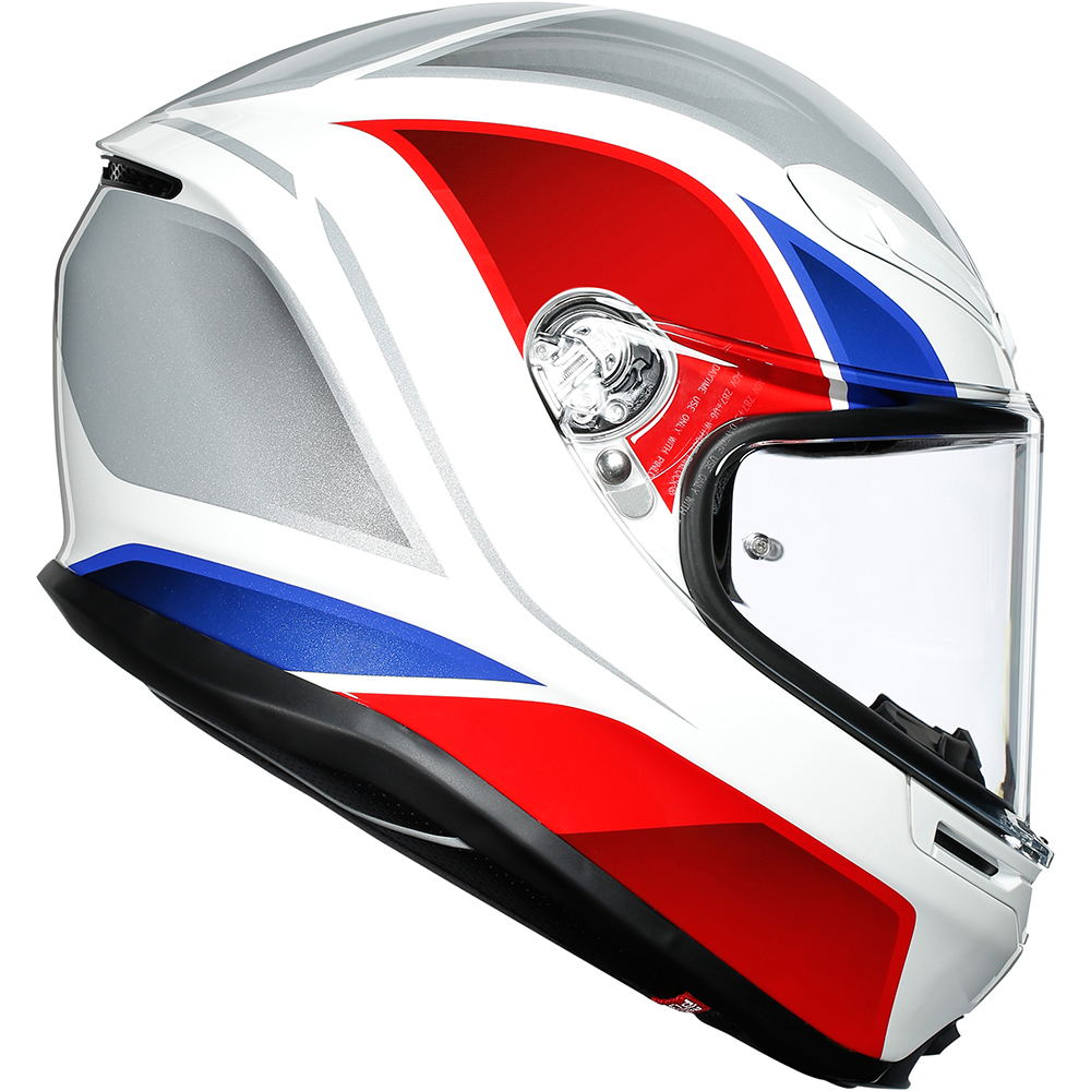 AGV - Casque K6 Hyphen Blanc / Rouge / Bleu / Gris