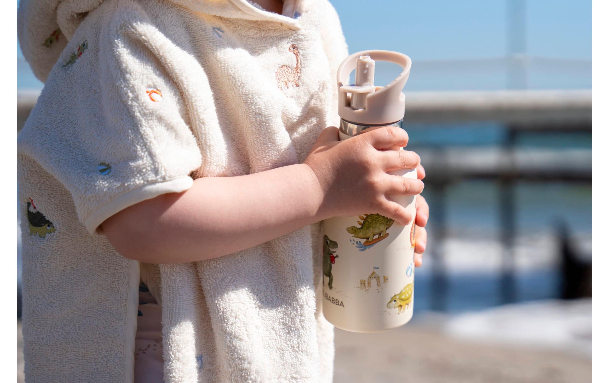 Trinkflasche Dino Beach 350 mlTrinkflasche aus rostfreiem Edelstahl