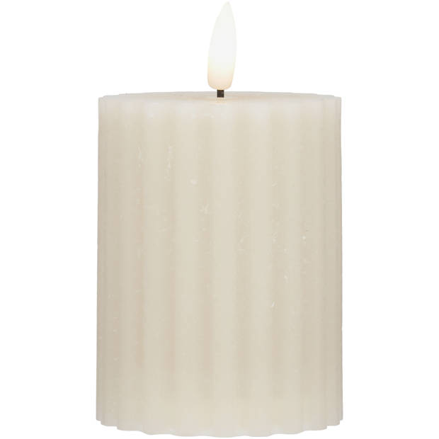 Blokker LED Stompkaars Swirl - Beige - Klein
