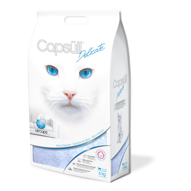 Capsüll Delicate - Litière chat aux capsules de silice