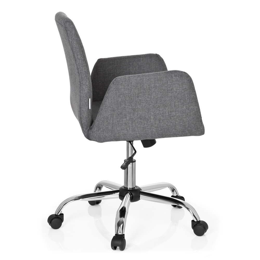 Home Office Bürostuhl FLOW Stoff mit Armlehnen hjh OFFICE
