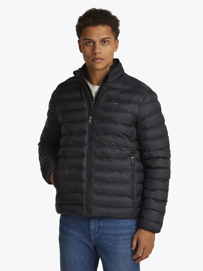 Tommy Hilfiger CORE PACKABLE RECYCLED JACKET Black