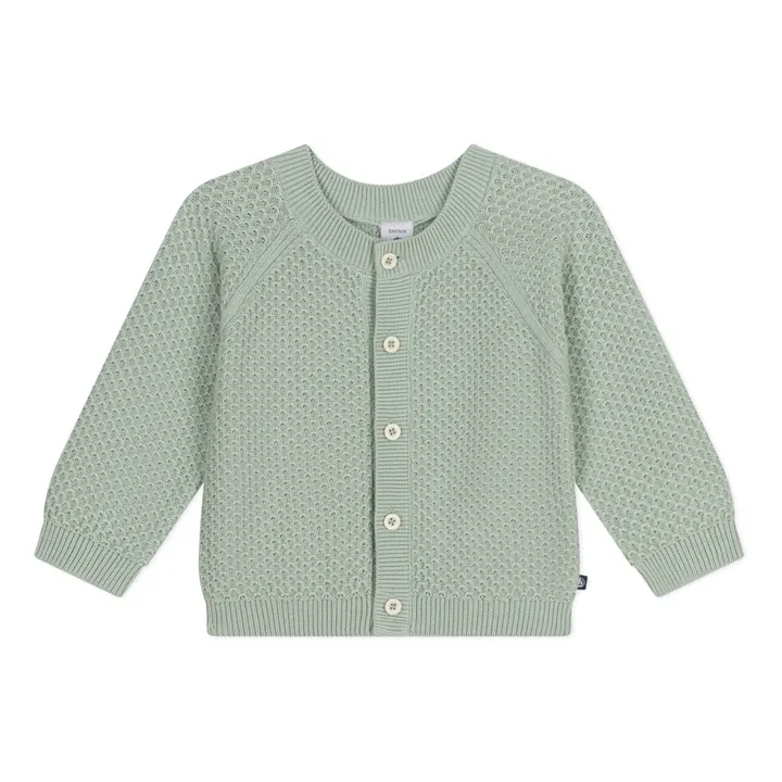 Petit Bateau Cardigan Point Suzette | Sauge