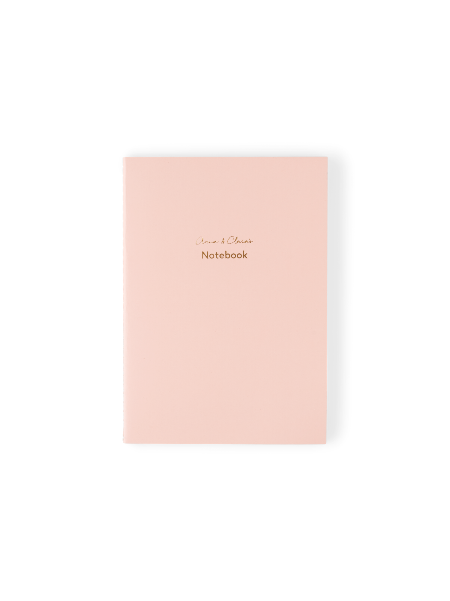 Notesbog med linjeret papir 12,7 x 17,8 | Papir. 12,7 x 17,8 cm. Softcover. 64 sider. | Peach, Gold