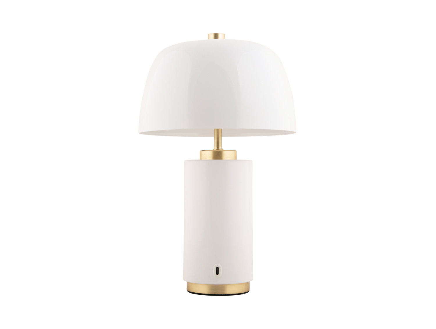 Table lamp Freya LED iron white
